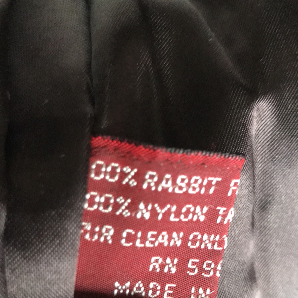 No Tags 100% Rabbit Fur Coat Size S - Picture 6 of 7
